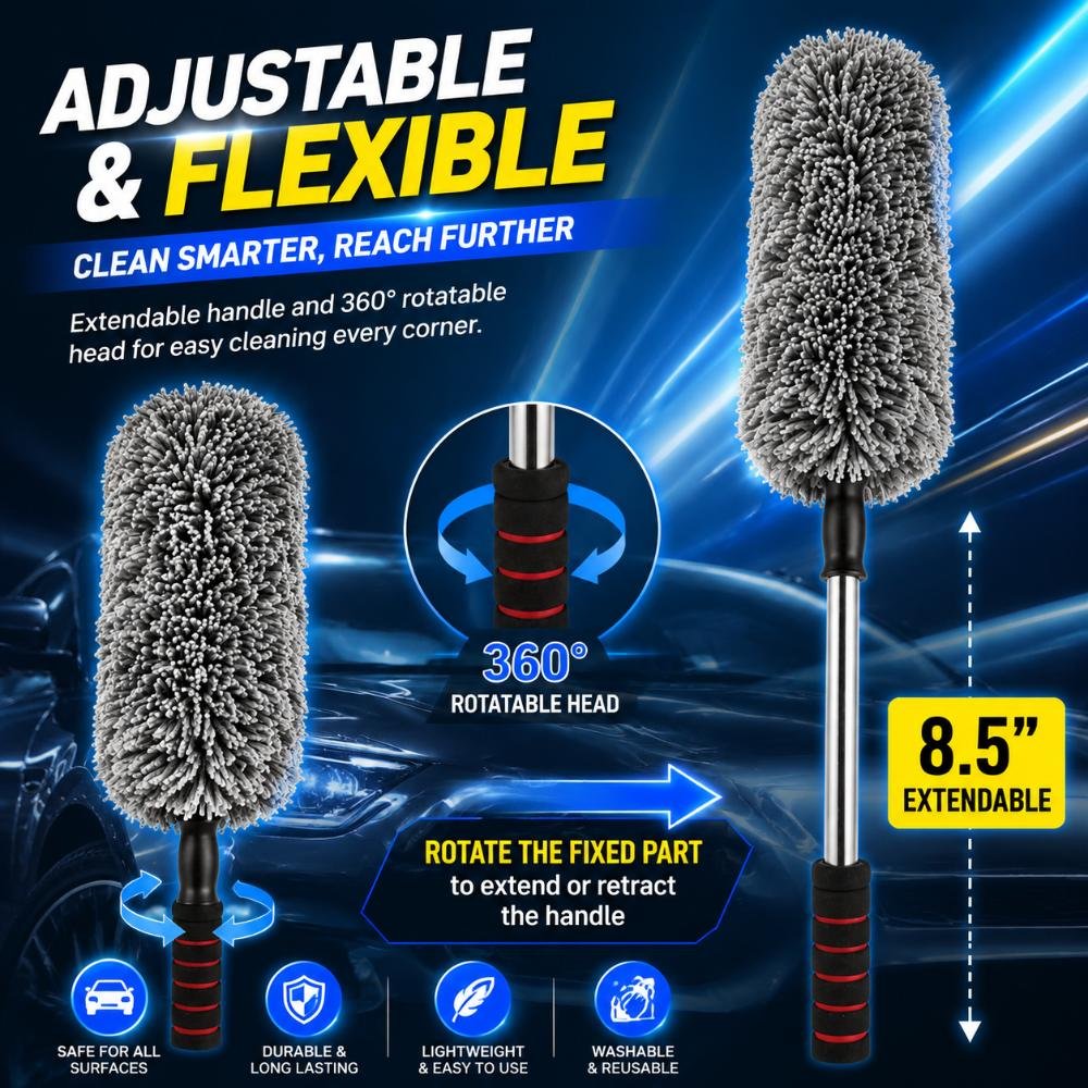 গাড়ির মাইক্রোফাইবার গোল ডাস্টার — Car Duster — ছবি 9