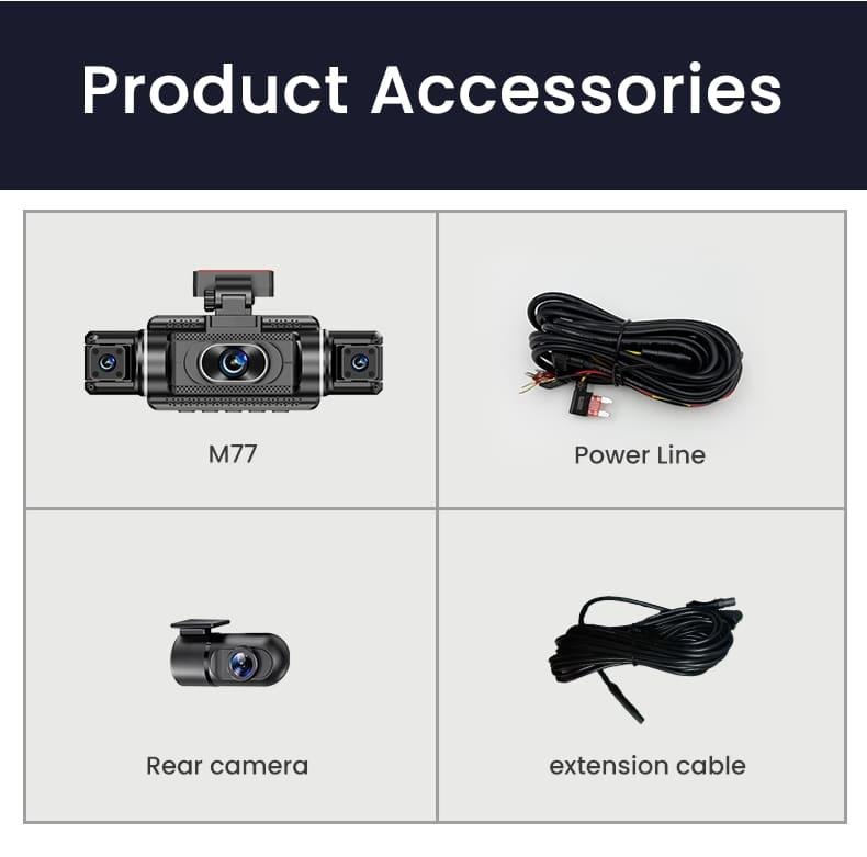 4G Live 4 Channel Car Dash Cam — Car Camera — ছবি 5