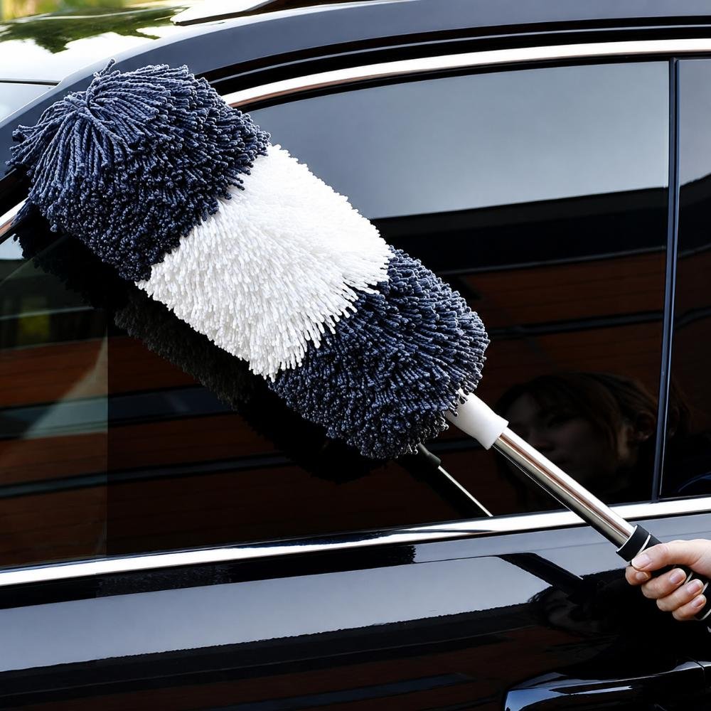 গাড়ির মাইক্রোফাইবার দুই কালারের ডাস্টার — Car Duster — ছবি 4