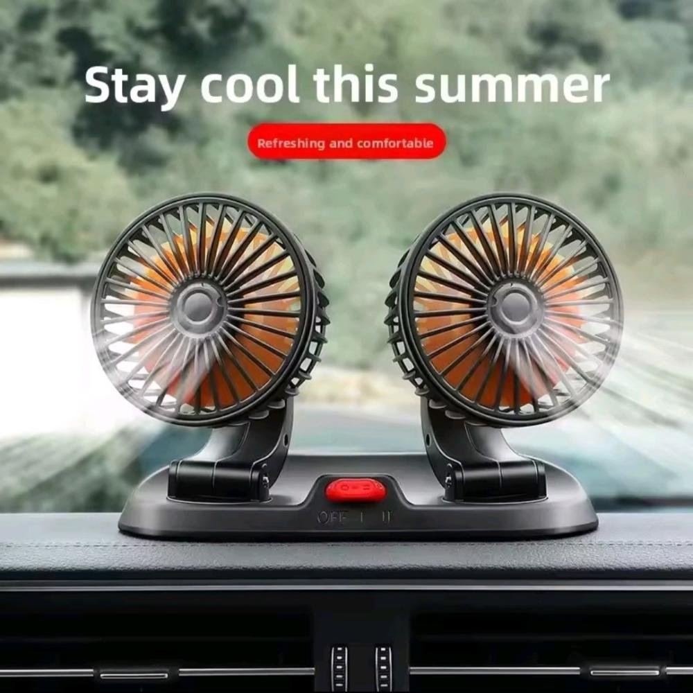 Double Head Car Cooling Fan — Car Fan