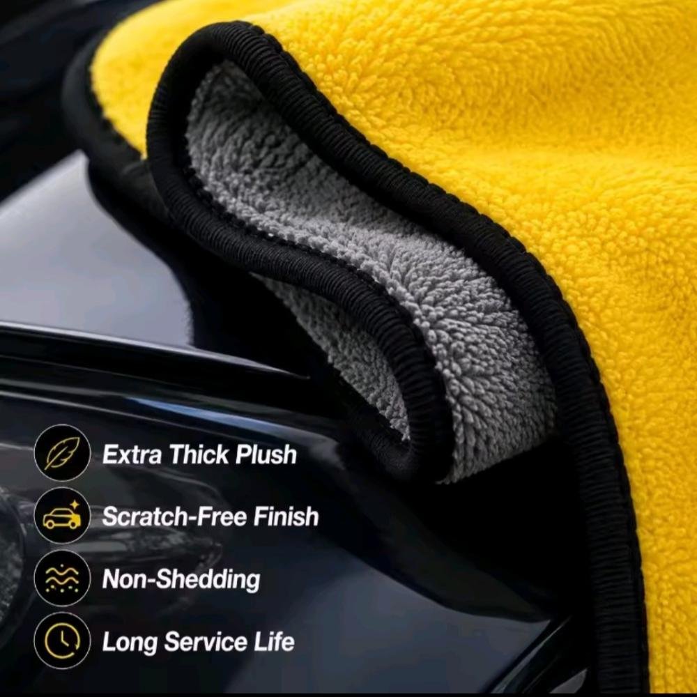 গাড়ির মাইক্রোফাইবার টাওয়েল ছোট ৪০×৪০ সেমি — Car Microfiber Towel — ছবি 4