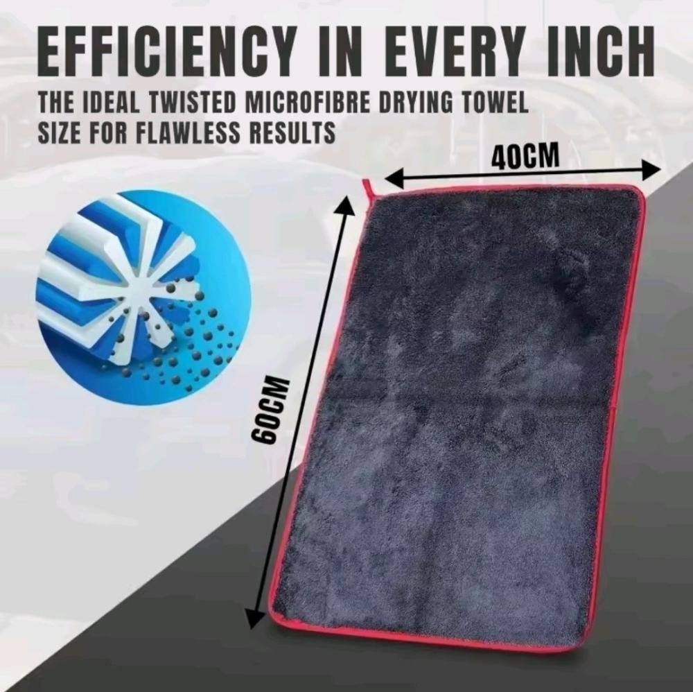 গাড়ি শুকনা করার মাইক্রোফাইবার টাওয়েল — Car Microfiber Towel — ছবি 2