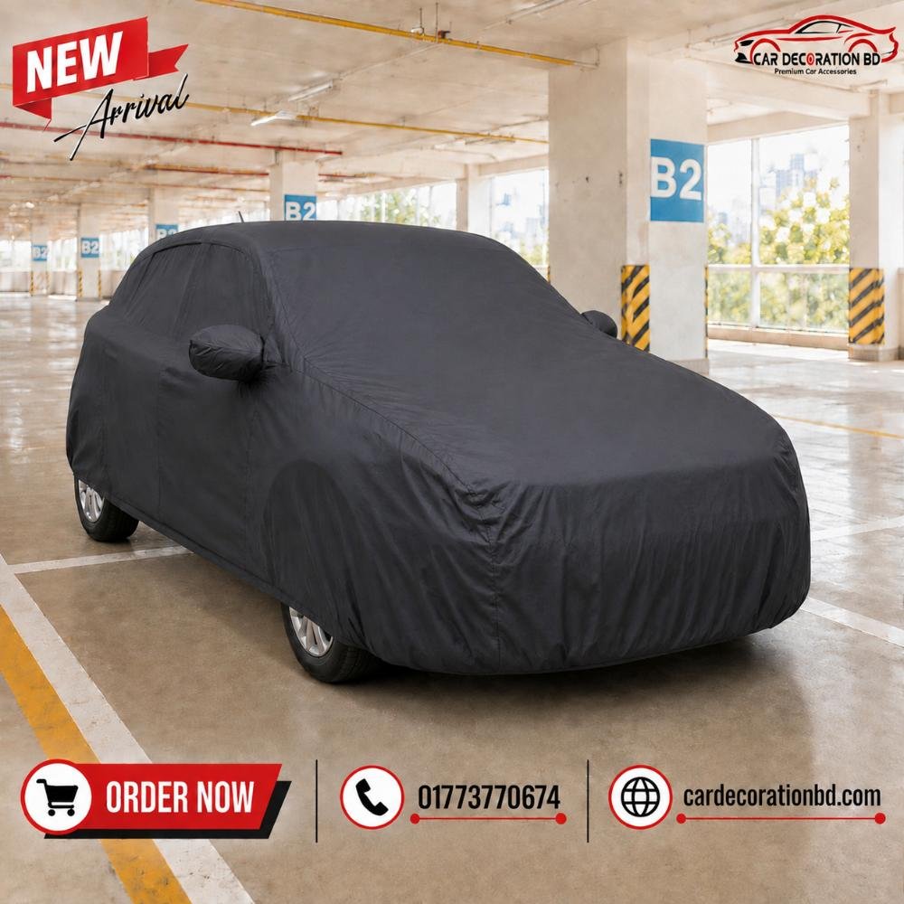 গাড়ির এক কালারের কভার - এসইউভি সাইজ — Car Cover — ছবি 5
