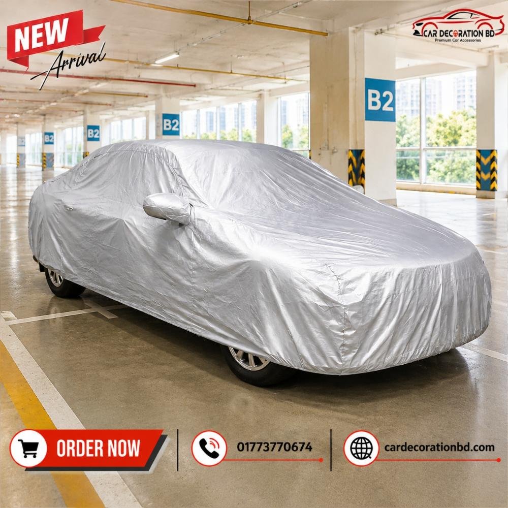 গাড়ির এক কালারের কভার - সেডান সাইজ — Car Cover — ছবি 5