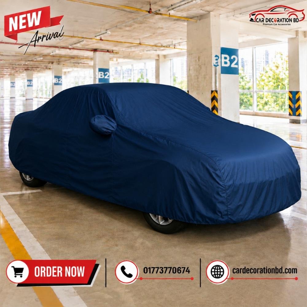 গাড়ির এক কালারের কভার - সেডান সাইজ — Car Cover — ছবি 4
