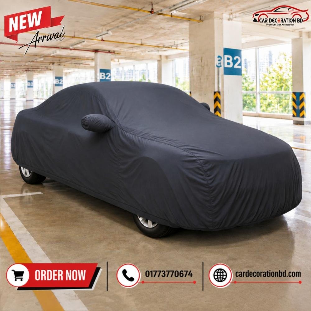 গাড়ির এক কালারের কভার - সেডান সাইজ — Car Cover — ছবি 2