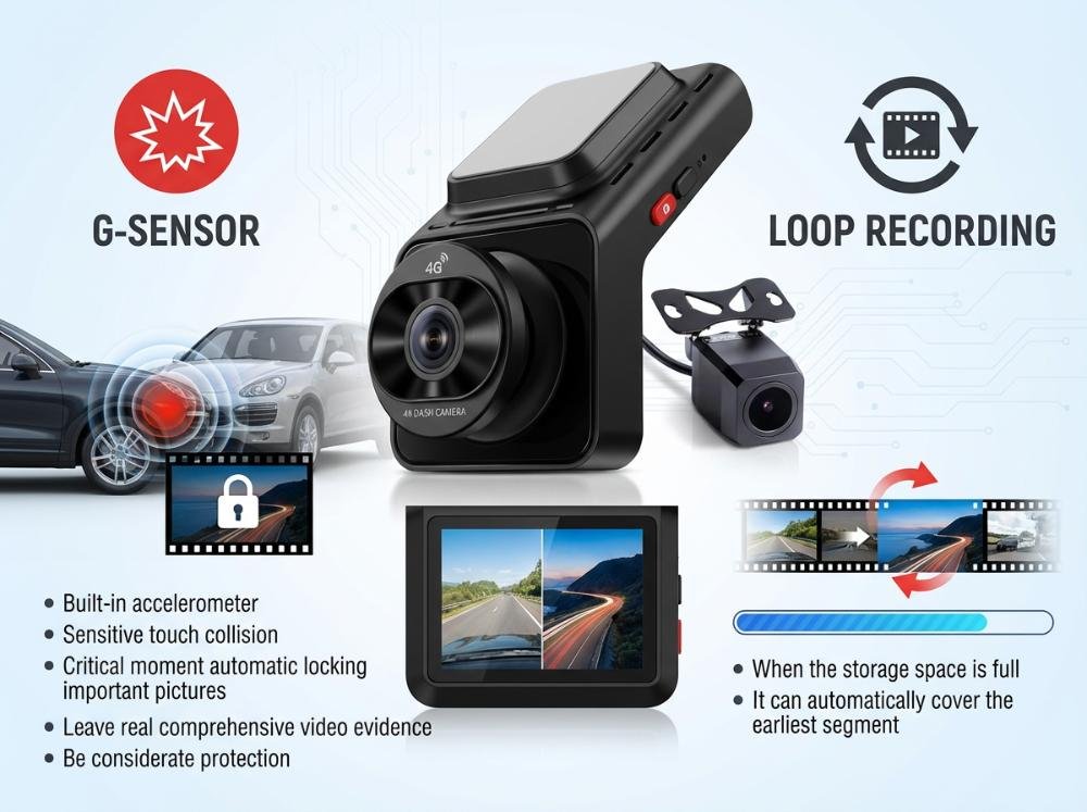 4G Live 2 Channel Car Dash Cam — Car Camera — ছবি 11