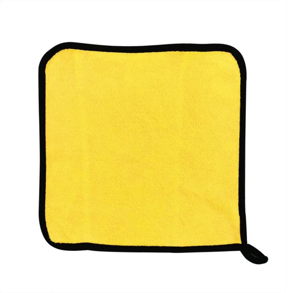 গাড়ির মাইক্রোফাইবার টাওয়েল ছোট ৩০×৩০ সেমি — Car Microfiber Towel — ছবি 4