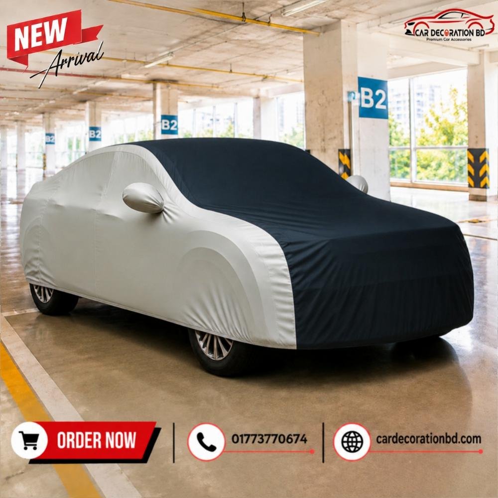 গাড়ির দুই কালারের কভার - এসইউভি সাইজ — Car Cover — ছবি 16