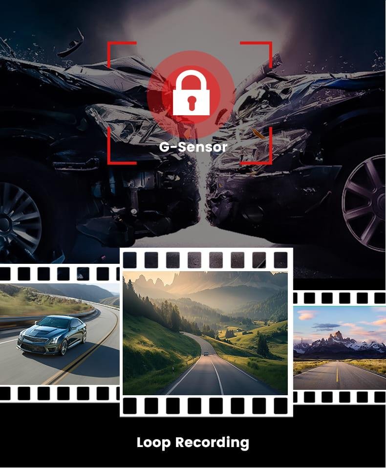 4G Live 4 Channel Car Dash Cam — Car Camera — ছবি 7