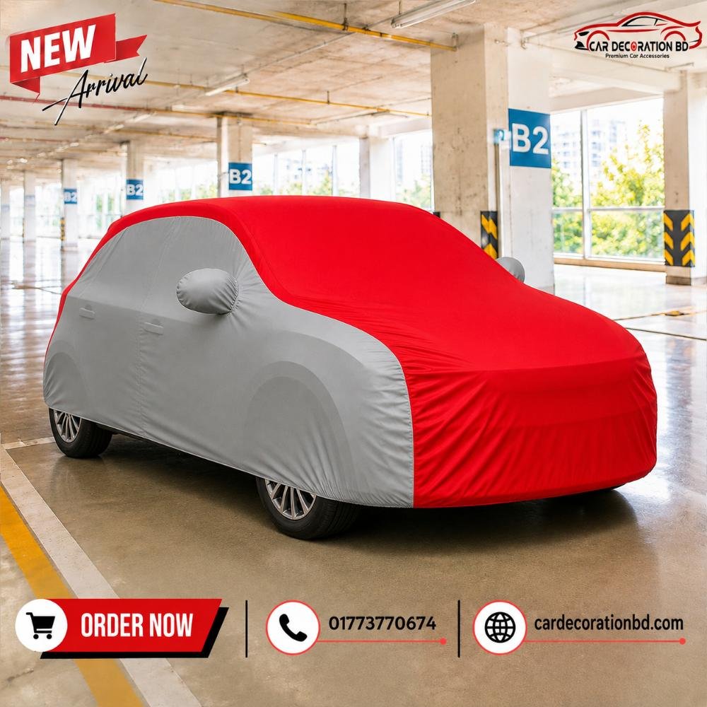 গাড়ির দুই কালারের কভার - হ্যাচব্যাক সাইজ — Car Cover — ছবি 12